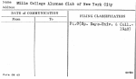 Mills College Alumnae Club of New York City