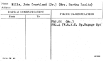 Mills, John Courtland (Jr.) (Mrs. Bertha Leslie)