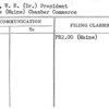 Miner, W.N. (Dr.) President