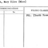 Minnich, Mary Alice (Miss)