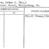 Minnick, Esther J. (Mrs.)