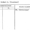 Minor, Herbert D. (President)