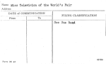 Miss Television of the World's Fair