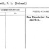 Mitchell, F.L. (Colonel)