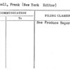 Mitchell, Frank (New York Editor)