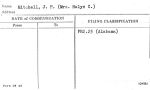 Mitchell, J.P. (Mrs. Halys C.)
