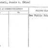 Mitchell, Jessie A. (Miss)