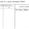 Mock-Up of a Large Passenger Plane