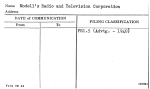 Modell's Radio and Television Corporation