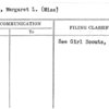 Moebus, Margaret L. (Miss)