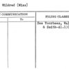 Mohr, Mildred (Miss)