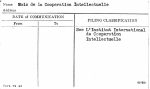 Mois de la Cooperation Intellectuelle