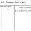 Monroe, J.T. (Passenger Traffic Mgr.)