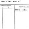 Moore, James G. (Mrs. Mabel H.)