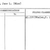 Moore, Jane L. (Miss)