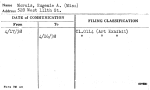 Morais, Eugenie A. (Miss)