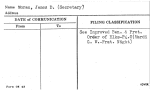 Moran, James D. (Secretary)