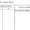 Morcraft, Joseph (Hon.)