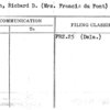 Morgan, Richard D. (Mrs. Francis du Pont)