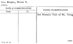 Morgan, Waller V.