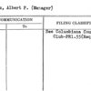 Morris, Albert P. (Manager)