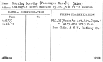 Morris, Dorothy (Passenger Rep.)(Miss)