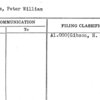 Morris, Peter William