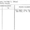 Morrison, Dorothy E. (Miss)
