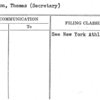 Morrison, Thomas (Secretary)