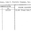 Morrissey, John P. Electric Company, Inc.