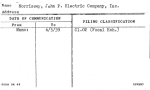 Morrissey, John P. Electric Company, Inc.