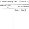 Morrow, Dwight Whitney (Mrs. Elizabeth C.)