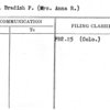 Morse, Bradish P. (Mrs. Anna R.)
