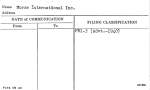 Morse International Inc.