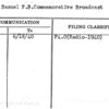 Morse, Samuel F.B. Commemorative Broadcast