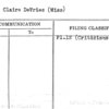 Morss, Claire DeVries (Miss)