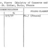 Mortier, Pierre (Ministry of Commerce and Industry)