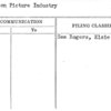 Motion Picture Industry