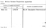 Motion Picture Projection Apparatus