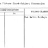 Motion Picture Short-Subject Concession