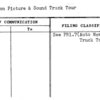 Motion Picture & Sound Truck Tour