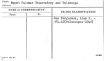 Mount Palomar Observatory and Telescope
