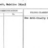 Muhlbradt, Madeline (Miss)