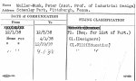 Muller-Munk, Peter (Asst. Prof. of Industrial Design)