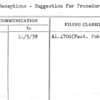 Mural Receptions - Suggestion for Procedure