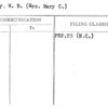 Murphy, W.B. (Mrs. Mary C.)