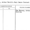 Murray, Arthur World's Fair Dance Contest