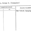 Murray, George D. (Commander)