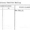 Music Advisory Committee Meeting