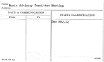 Music Advisory Committee Meeting